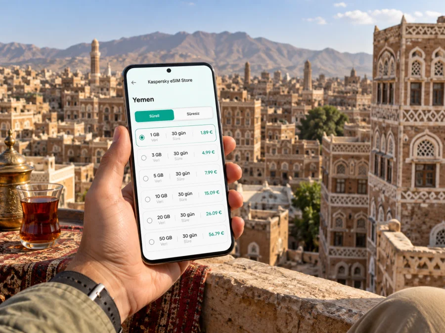 Sana'a eSIM: Mobil İnternet ve Şehir Rehberi
