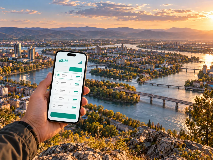 Ust-Kamenogorsk eSIM: İnternet ve mobil bağlantı