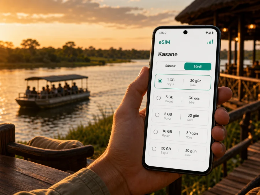Kasane eSIM: mobil internet rehberi