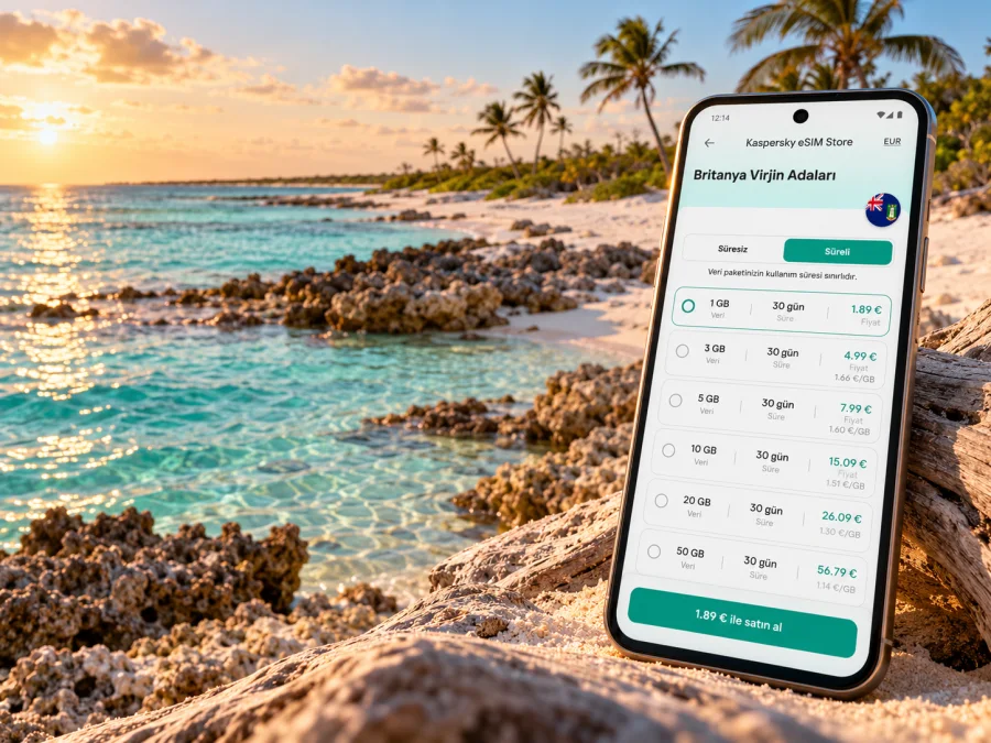 Anegada eSIM: mobil internet ve ada rehberi