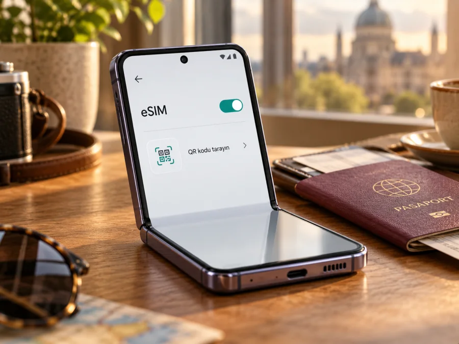 Samsung Galaxy Z Flip4 256GB eSIM desteği