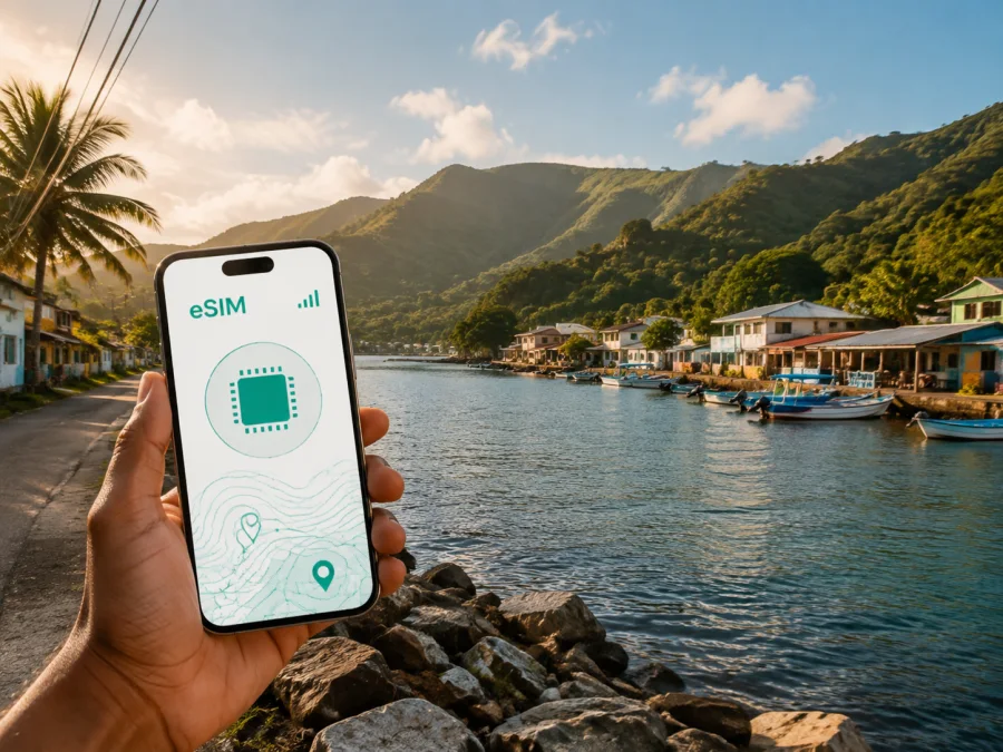 Dennery eSIM: Saint Lucia’da mobil internet