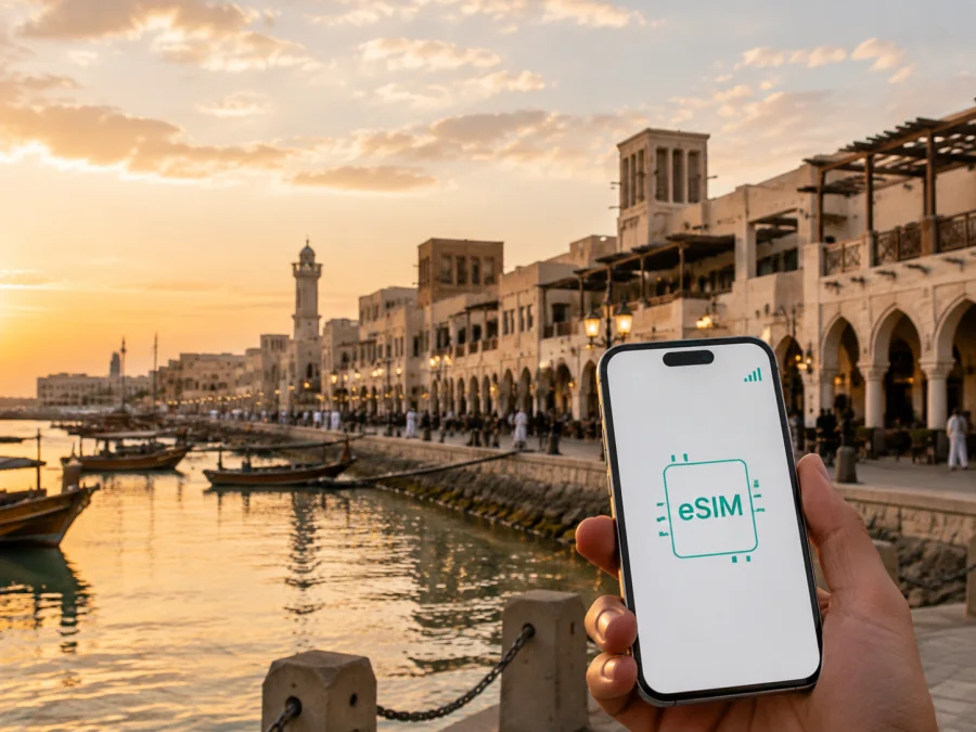 Al Wakrah eSIM: Katar'da mobil internet