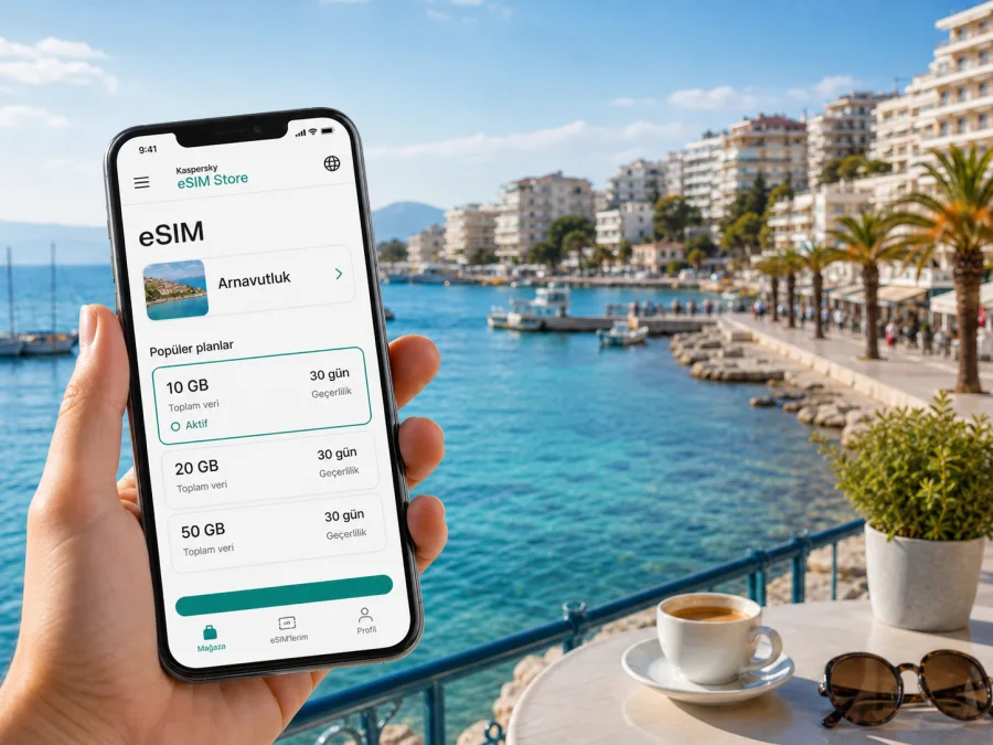 Sarande eSIM: mobil internet rehberi