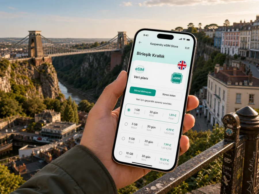 Bristol eSIM: mobil internet rehberi