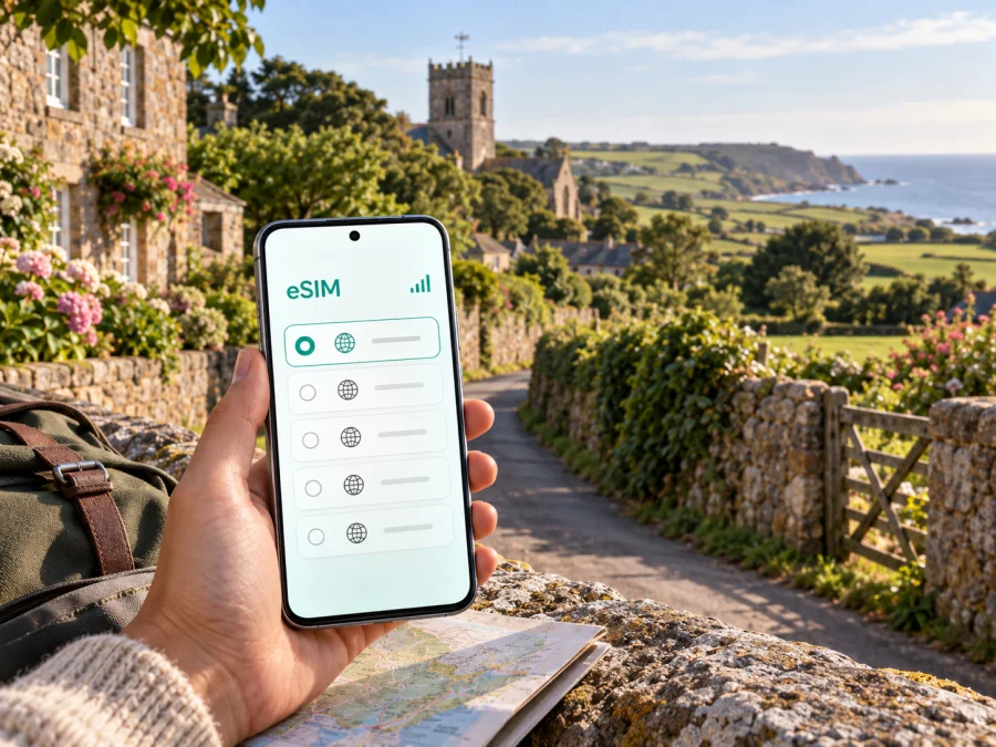 St Lawrence eSIM: Jersey’de mobil internet