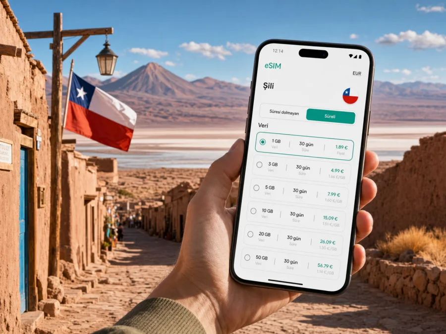San Pedro de Atacama eSIM ve mobil internet