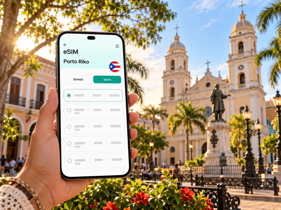 Mayaguez eSIM: Porto Riko'da mobil internet