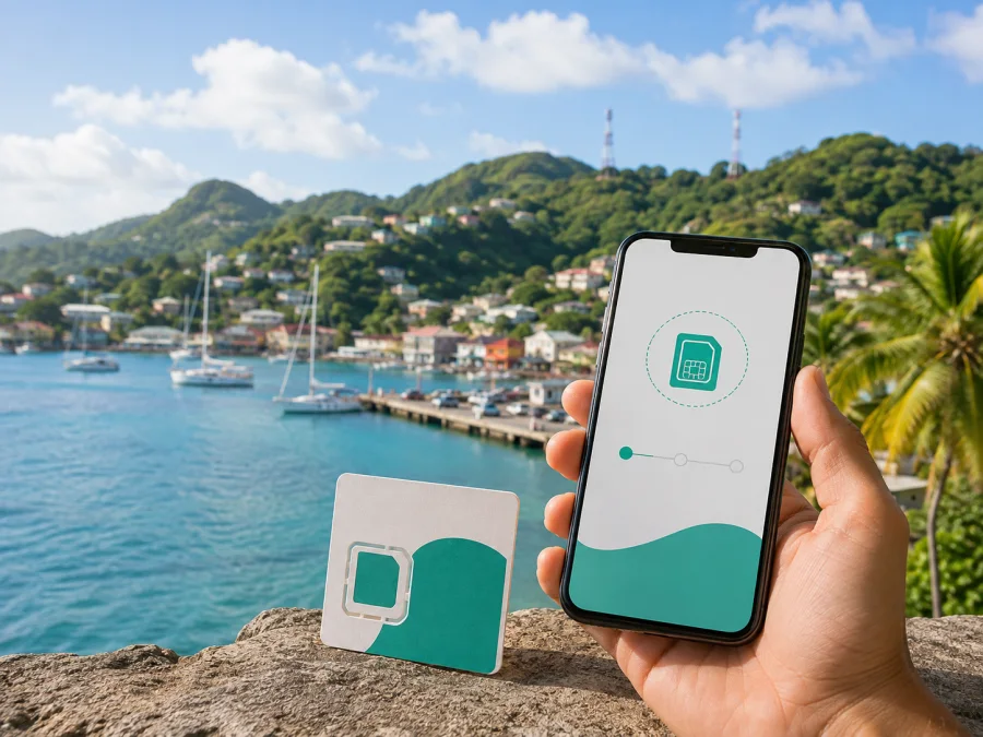 Digicel eSIM: Saint Vincent ve Grenadinler'de kontrol