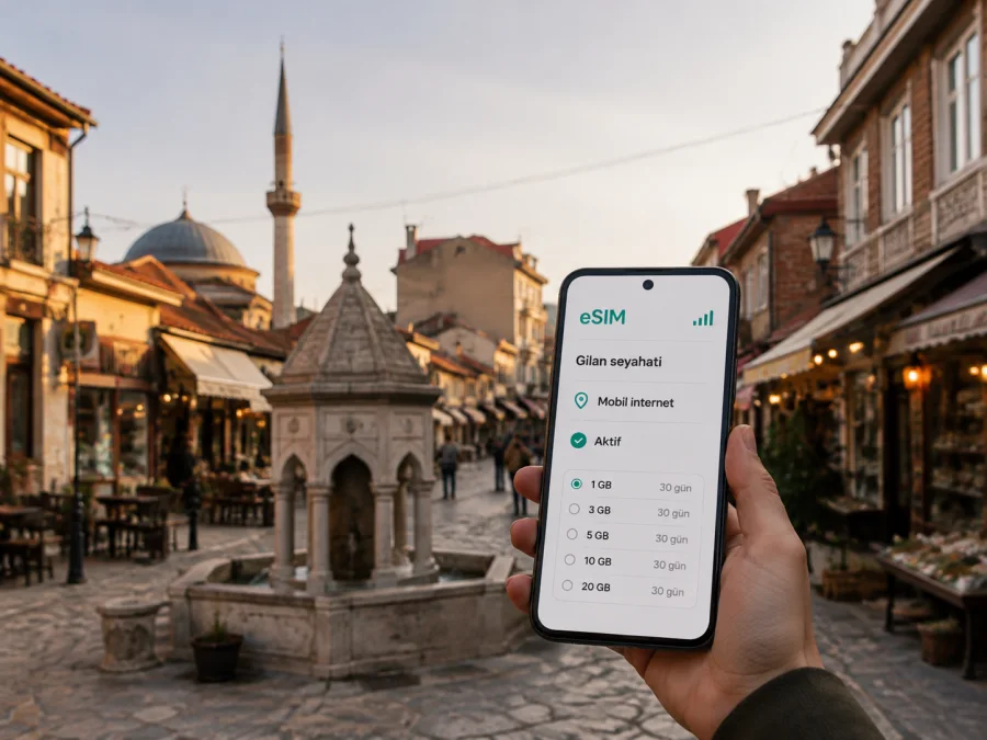 Gilan eSIM: Kosova’da mobil internet rehberi