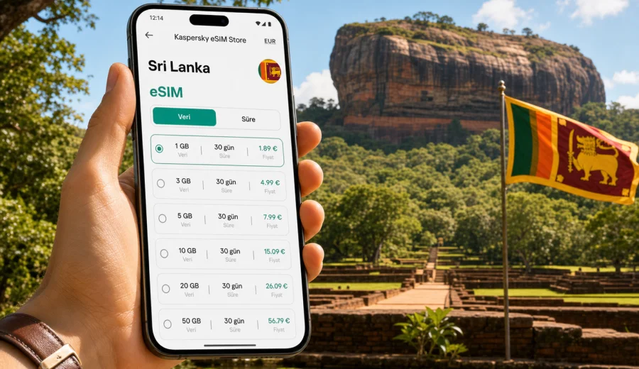 Sri Lanka eSIM: mobil bağlantı ve internet