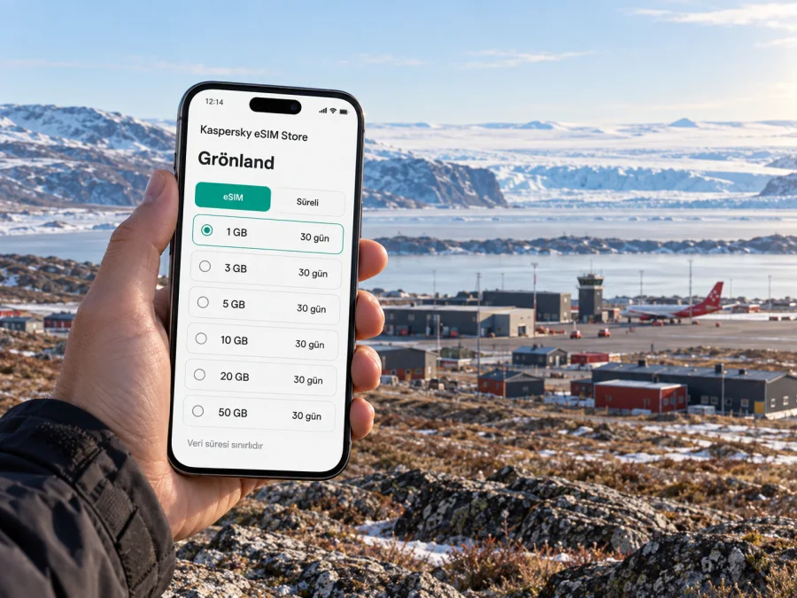 Kangerlussuaq eSIM: Grönland’da mobil internet