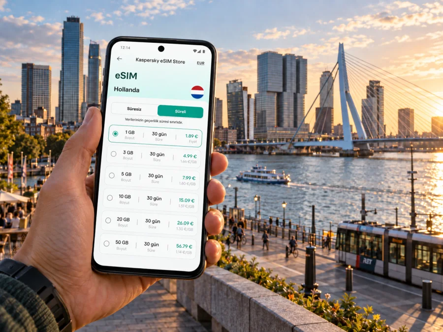 Rotterdam eSIM: Mobil İnternet ve Ulaşım Rehberi