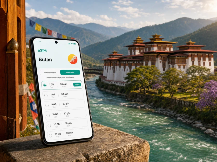 Punakha eSIM: mobil internet rehberi