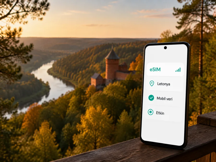 Sigulda eSIM: Letonya’da mobil internet