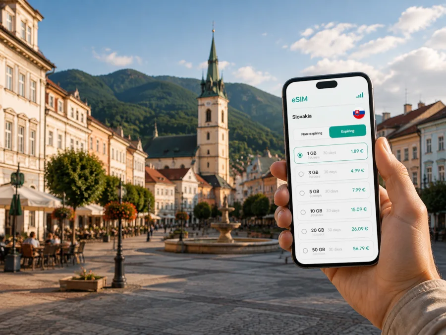 Zilina eSIM: Slovakya’da mobil internet rehberi