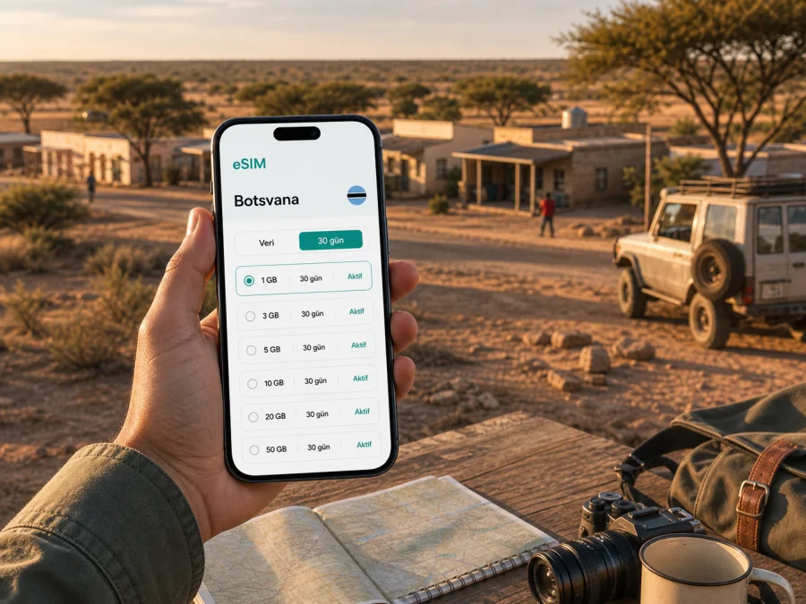 Ghanzi eSIM: mobil internet rehberi