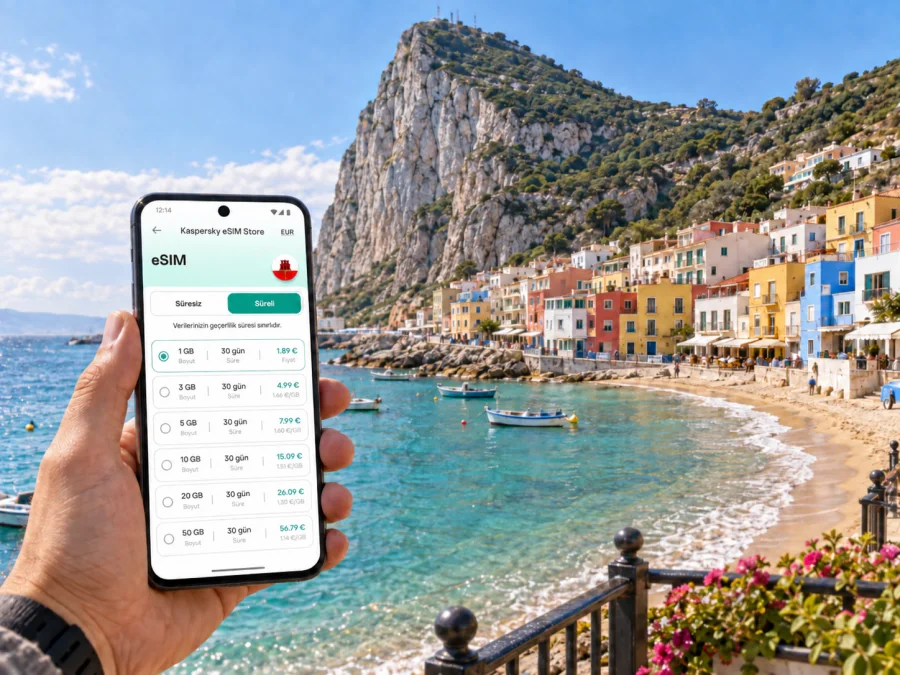 Katalan Körfezi'nde eSIM ve mobil internet