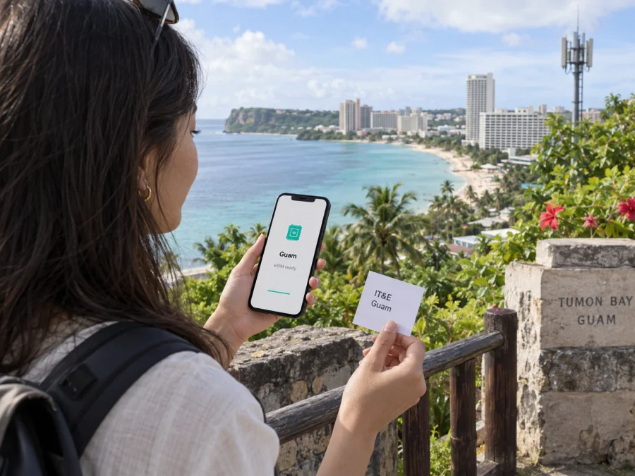 IT&E eSIM Guam’da: kurulum ve ziyaretçi koşulları