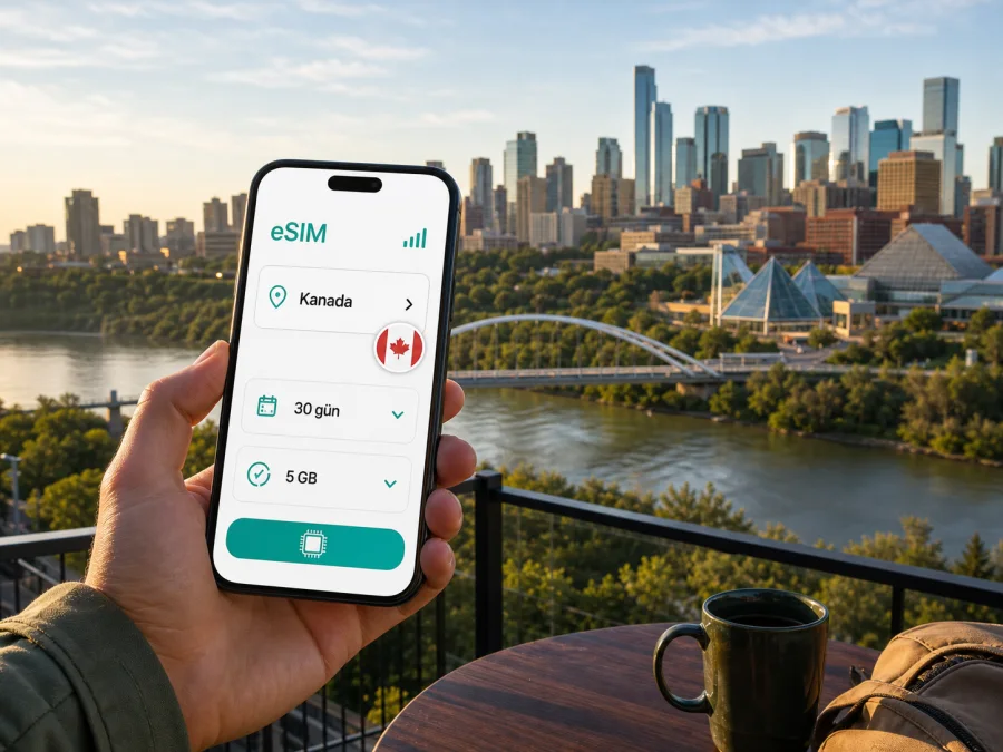 Edmonton eSIM: Mobil internet rehberi