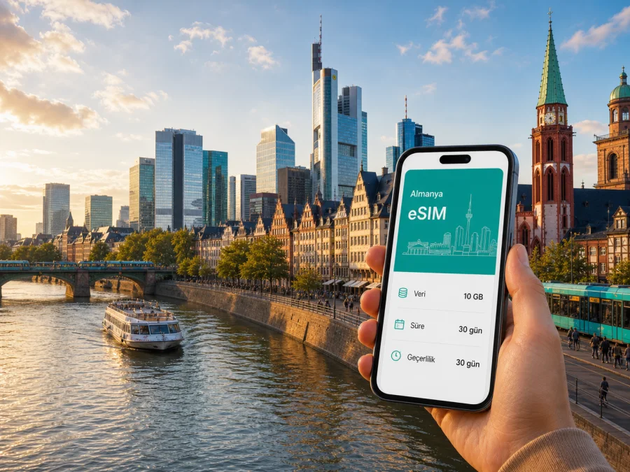 Frankfurt eSIM: mobil bağlantı ve internet