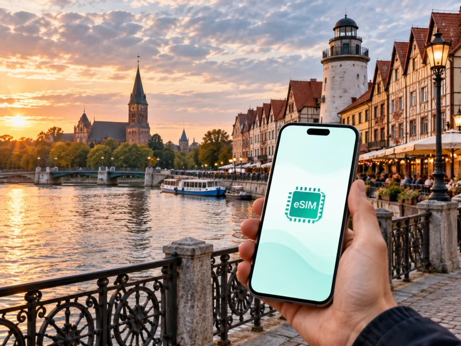 Kaliningrad eSIM: mobil internet rehberi