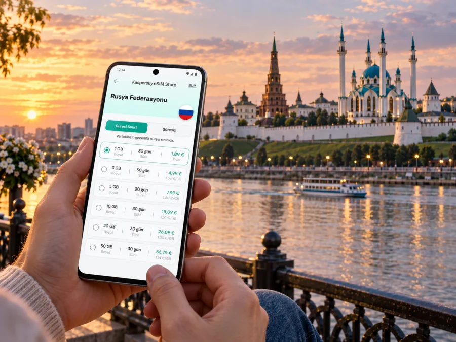 Kazan’da eSIM ve mobil internet rehberi