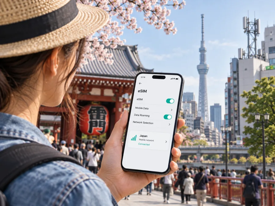 NTT Docomo eSIM Japonya’da: koşullar ve kontroller