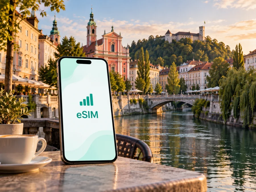 Ljubljana eSIM: mobil internet ve bağlantı rehberi