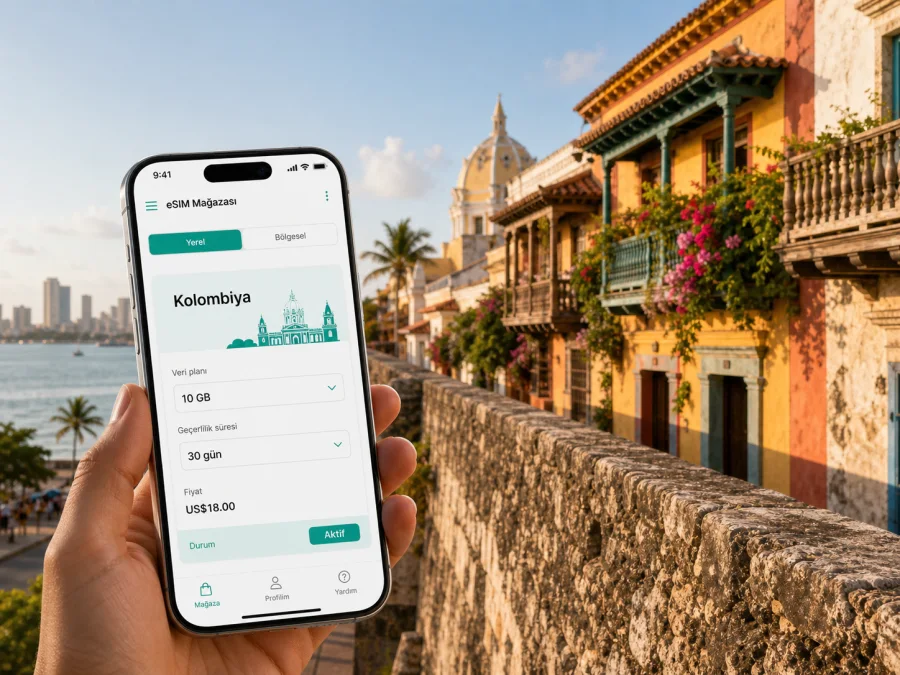 Cartagena eSIM: mobil internet rehberi