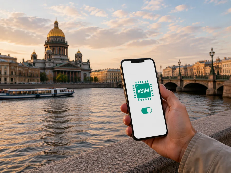 Saint Petersburg için eSIM: mobil internet rehberi