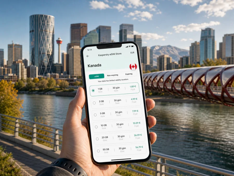 Calgary eSIM: Mobil İnternet ve Bağlantı