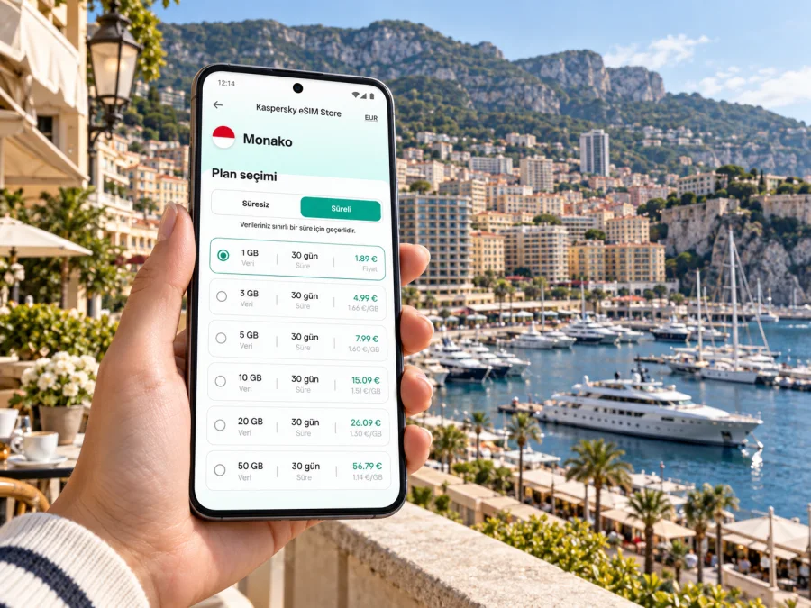 La Condamine eSIM: mobil internet ve bağlantı
