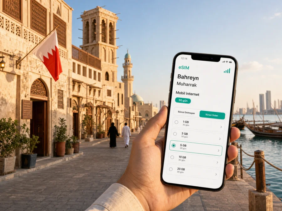 Muharrak eSIM: mobil internet rehberi