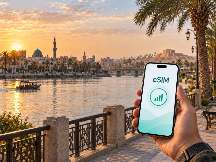 Nasıriye eSIM: Irak'ta mobil internet rehberi