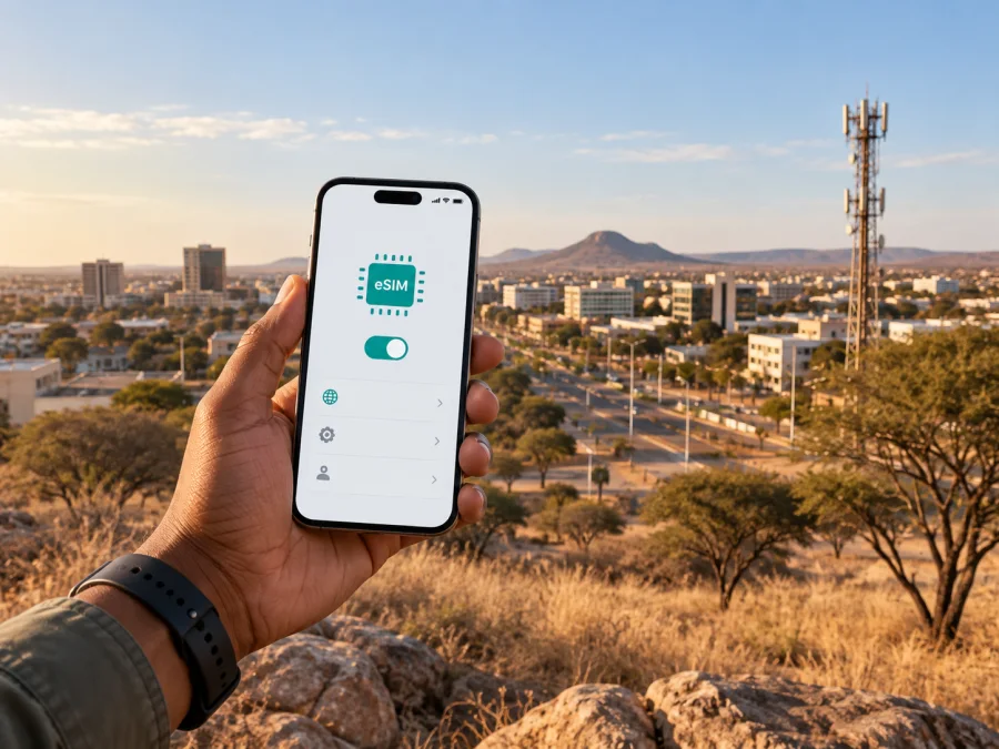Orange eSIM Botsvana: bağlantı ve kurulum