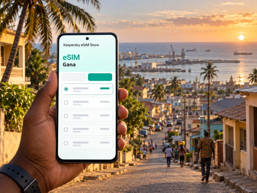 Takoradi eSIM: Gana'da mobil internet rehberi