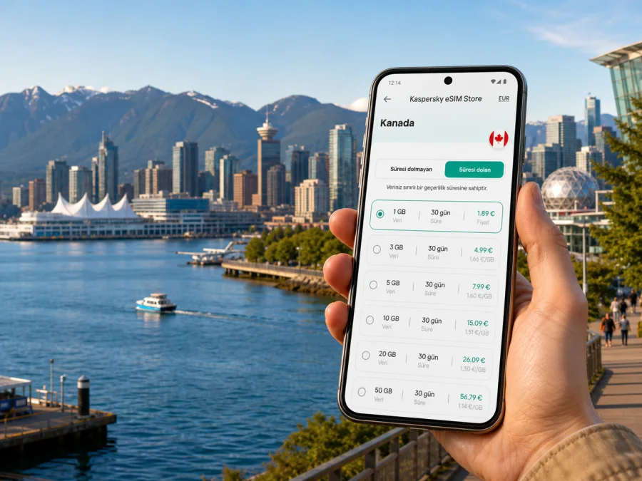Vancouver eSIM: mobil internet rehberi