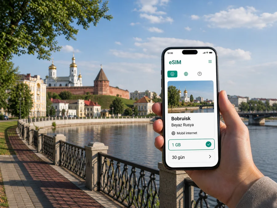 Bobruisk eSIM: mobil internet rehberi