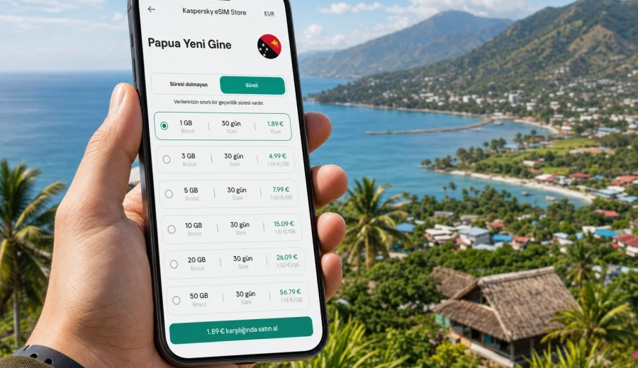 Papua Yeni Gine eSIM: mobil internet rehberi