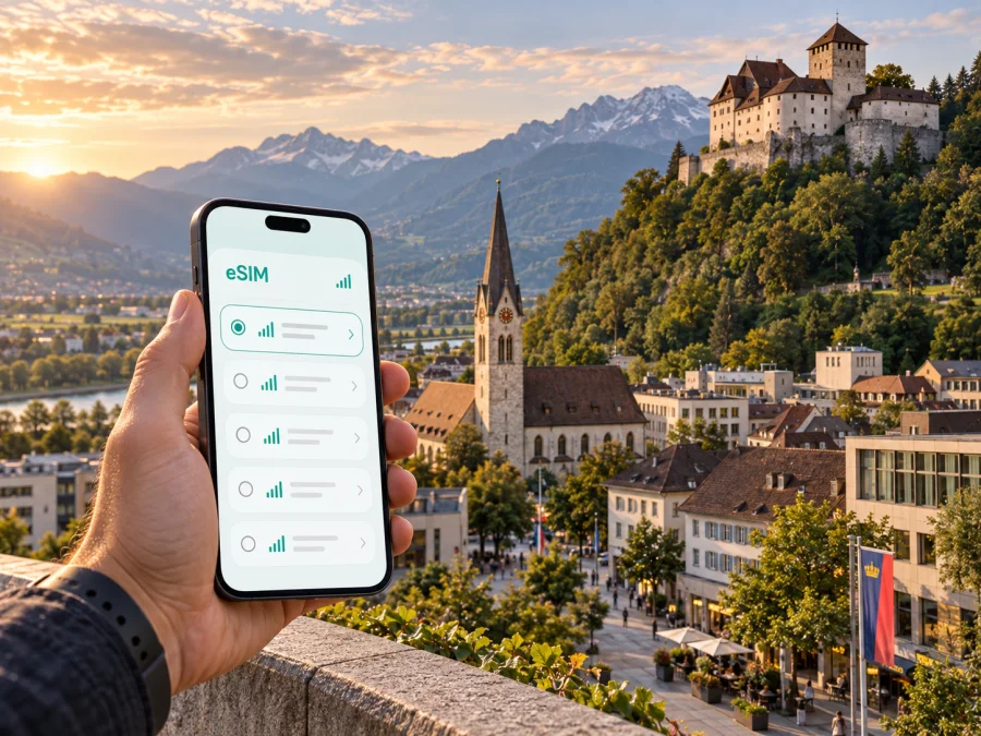 Vaduz’da eSIM: Mobil İnternet Rehberi