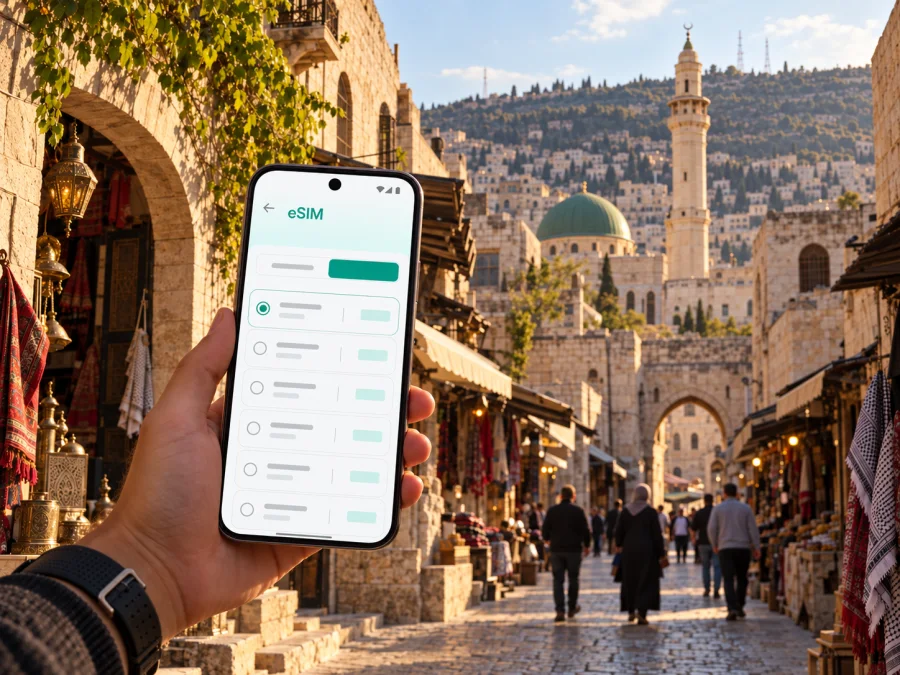Nablus’ta eSIM: Mobil İnternet ve Şehir Rehberi