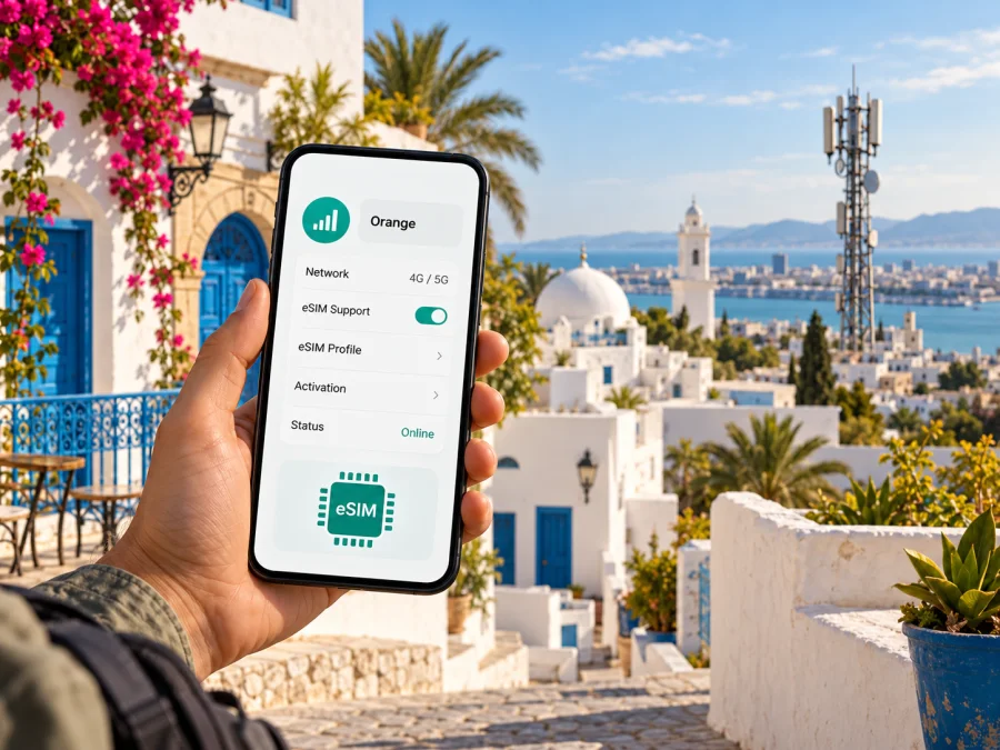 Orange eSIM Tunus: aktivasyon ve seyahat rehberi