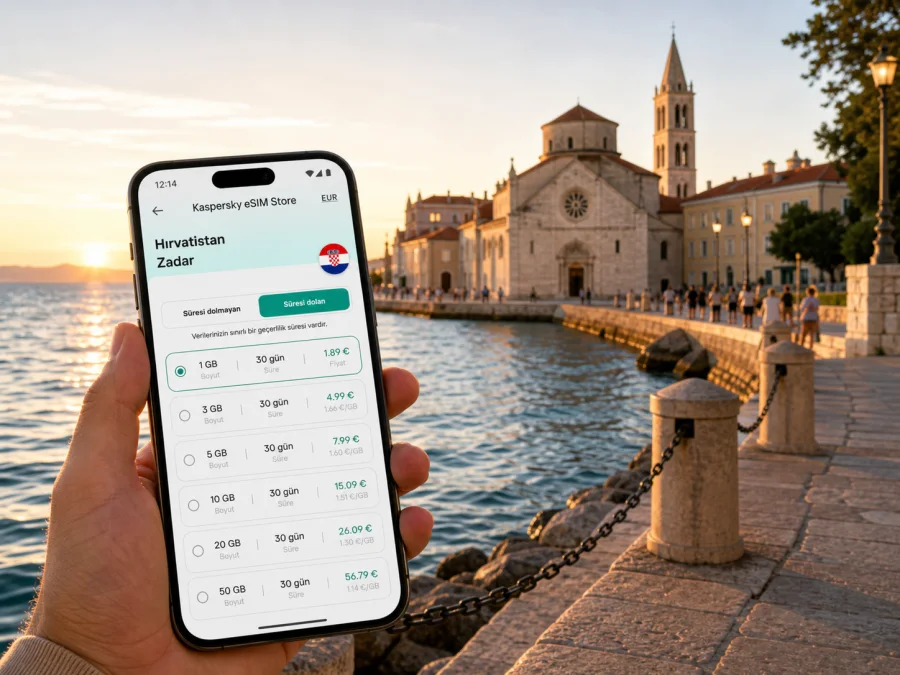 Zadar eSIM: mobil internet ve bağlantı rehberi