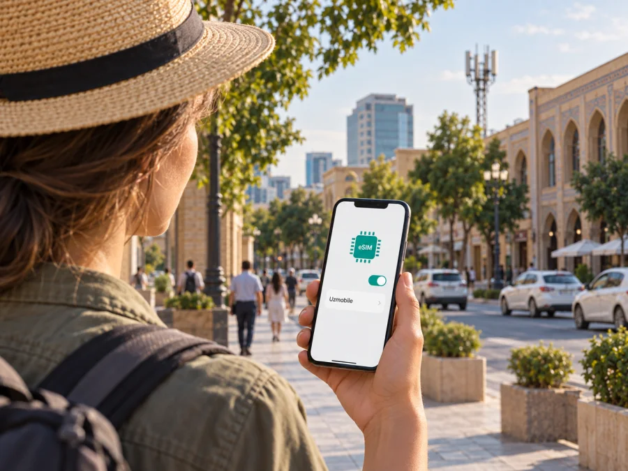 Uzmobile eSIM Özbekistan’da | Bağlantı Rehberi
