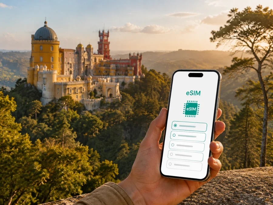 Sintra için eSIM: Portekiz'de mobil internet