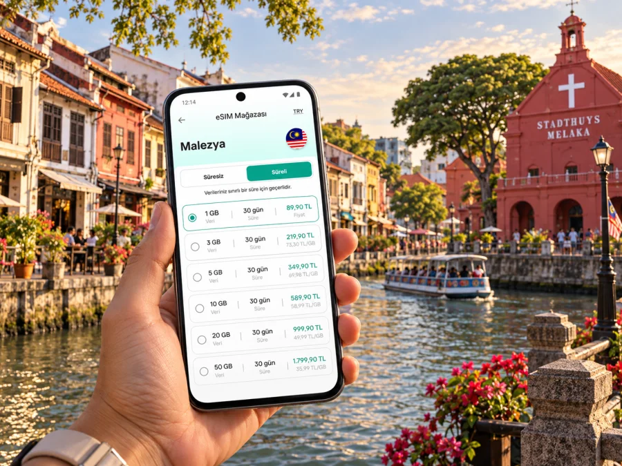 Melaka eSIM: Mobil İnternet ve Bağlantı Rehberi