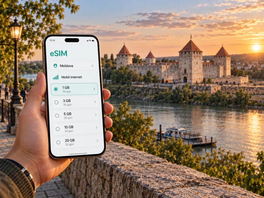 Bender eSIM: Moldova'da mobil internet rehberi