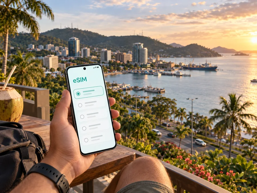 Port Moresby eSIM: mobil bağlantı ve internet