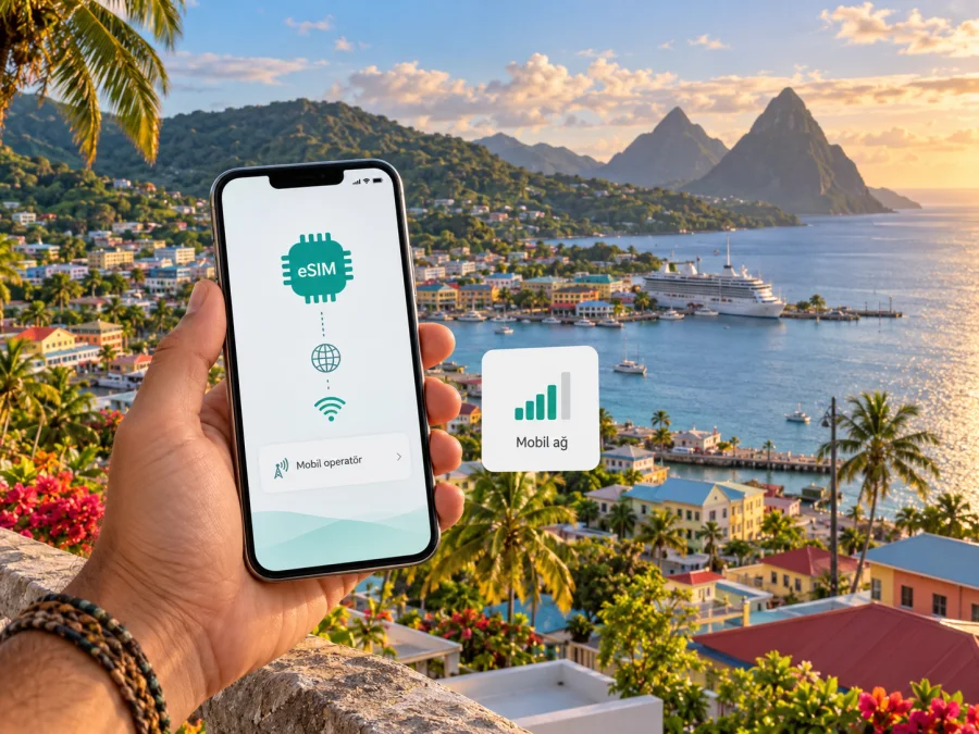 FLOW eSIM Saint Lucia’da: Bilmeniz Gerekenler